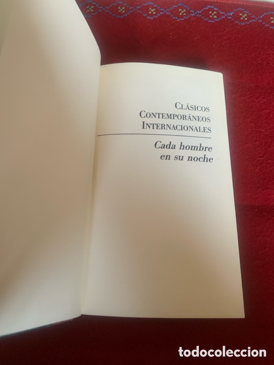 Libros de segunda mano: Cada hombre en su noche. Julien Green. - Foto 5