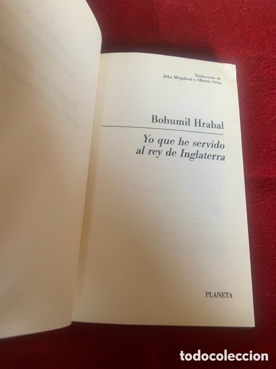 Libros de segunda mano: Yo que he servido al rey de Inglaterra. Bohumil Hrabal. - Foto 6