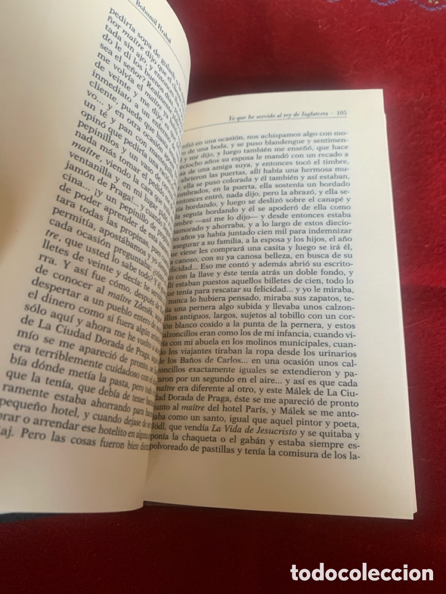 Libros de segunda mano: Yo que he servido al rey de Inglaterra. Bohumil Hrabal. - Foto 9