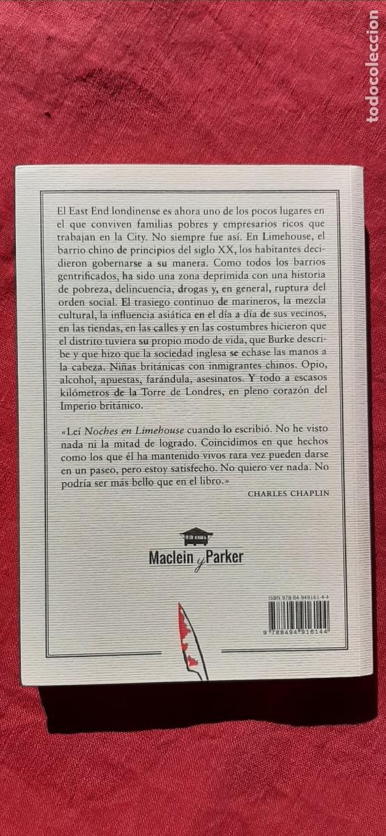 Libros de segunda mano: Noches en Limehouse - Burke, Thomas - Foto 2