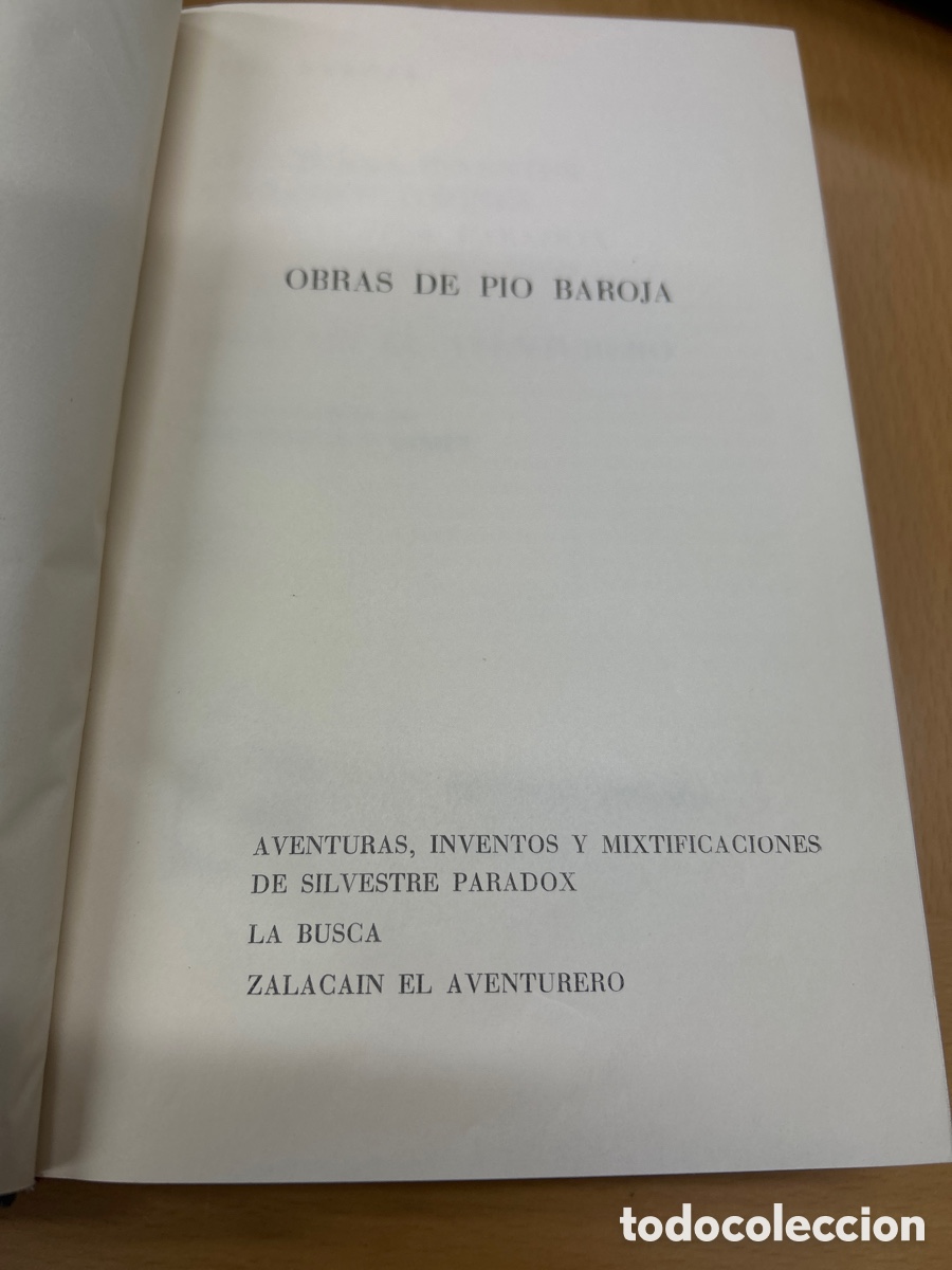 Libros de segunda mano: Pio Baroja obras. Editorial Vergara - Foto 3