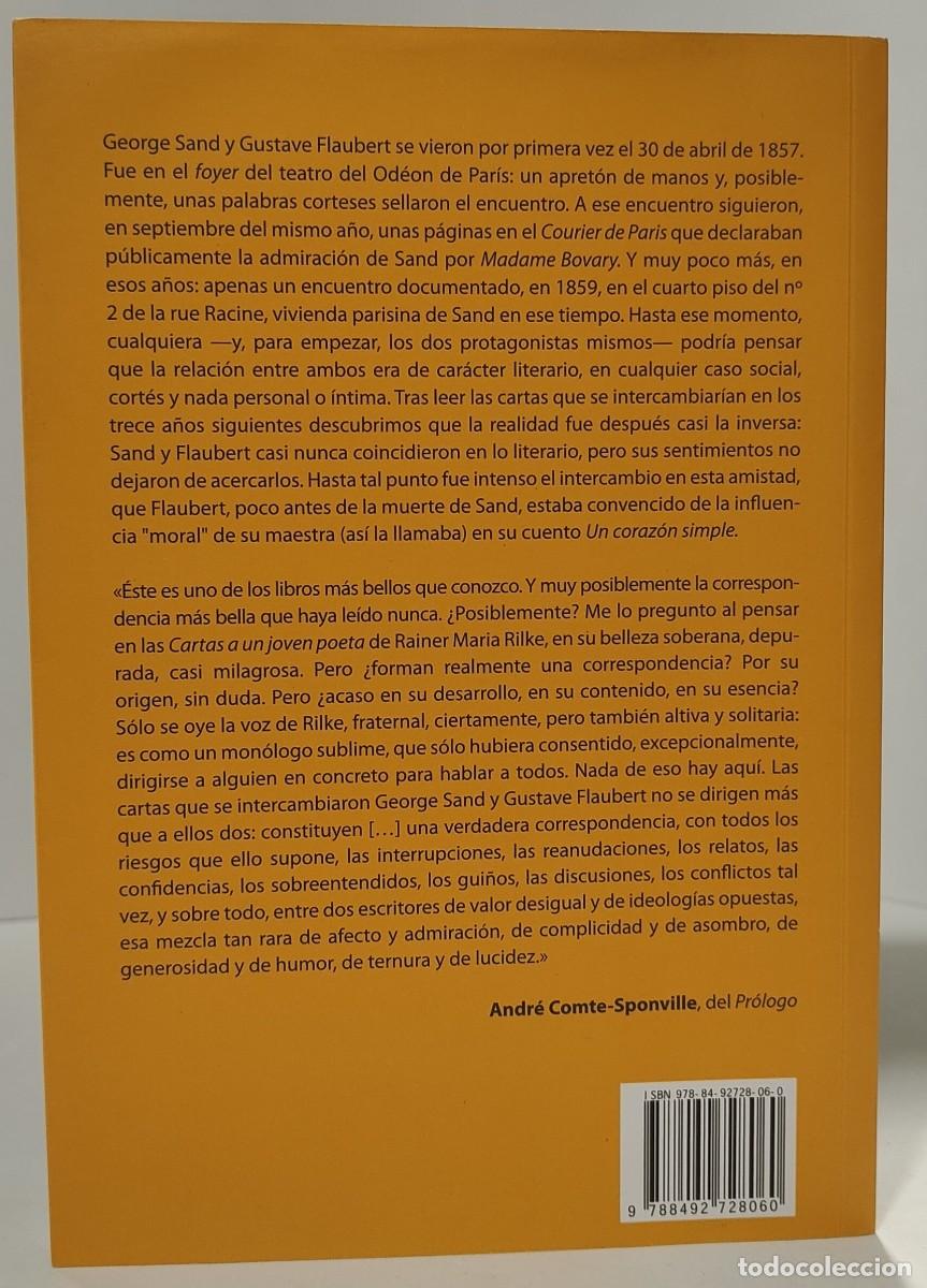 Libros de segunda mano: CORRESPONDENCIA - GUSTAVE FLAUBERT Y GEORGE SAND - Foto 2