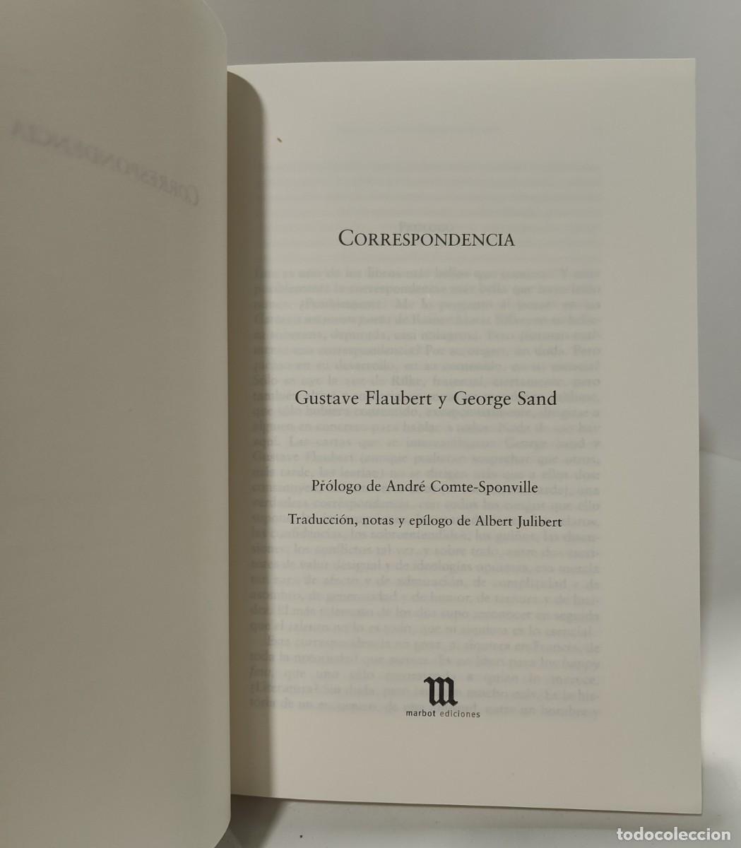 Libros de segunda mano: CORRESPONDENCIA - GUSTAVE FLAUBERT Y GEORGE SAND - Foto 4
