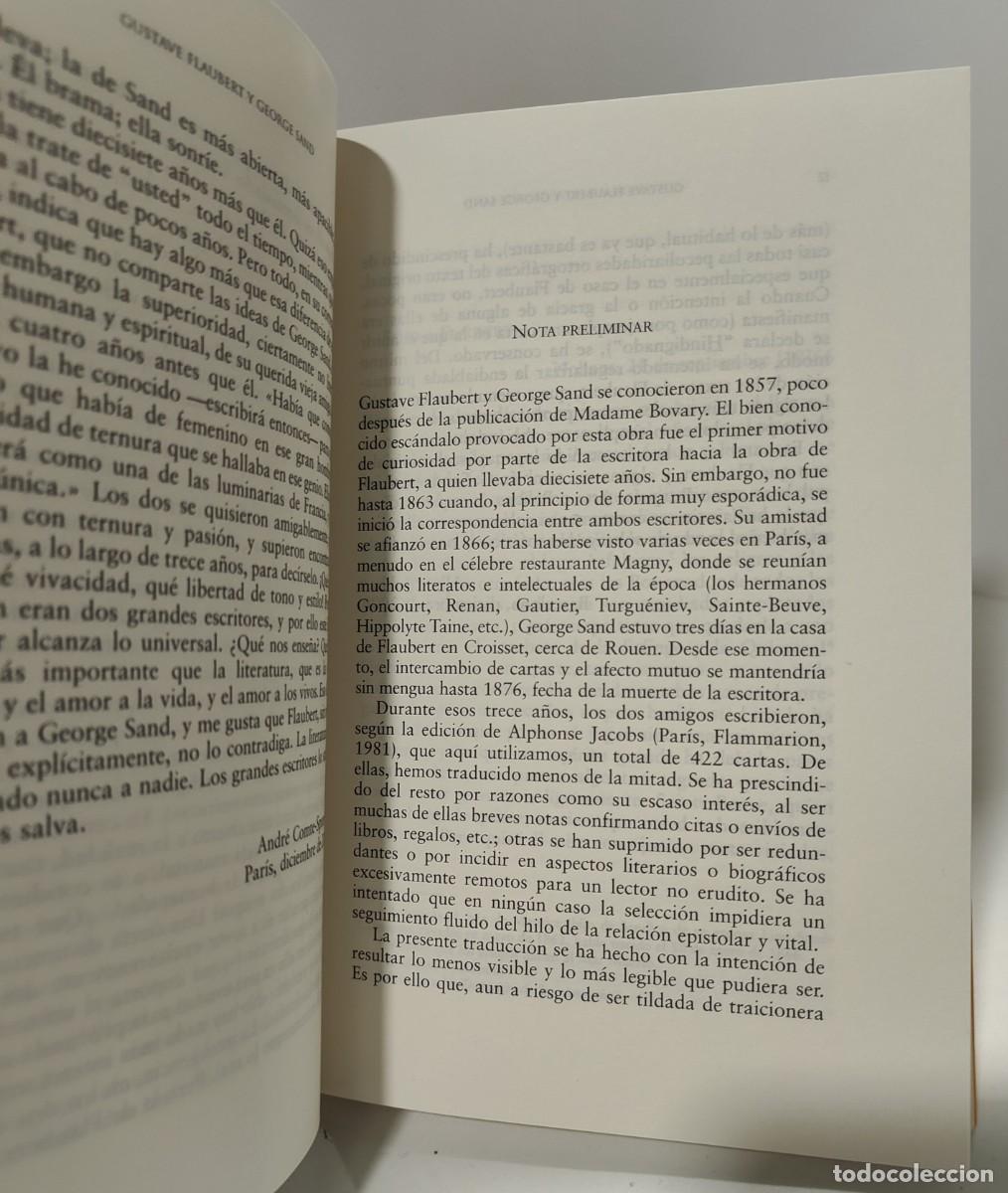 Libros de segunda mano: CORRESPONDENCIA - GUSTAVE FLAUBERT Y GEORGE SAND - Foto 5