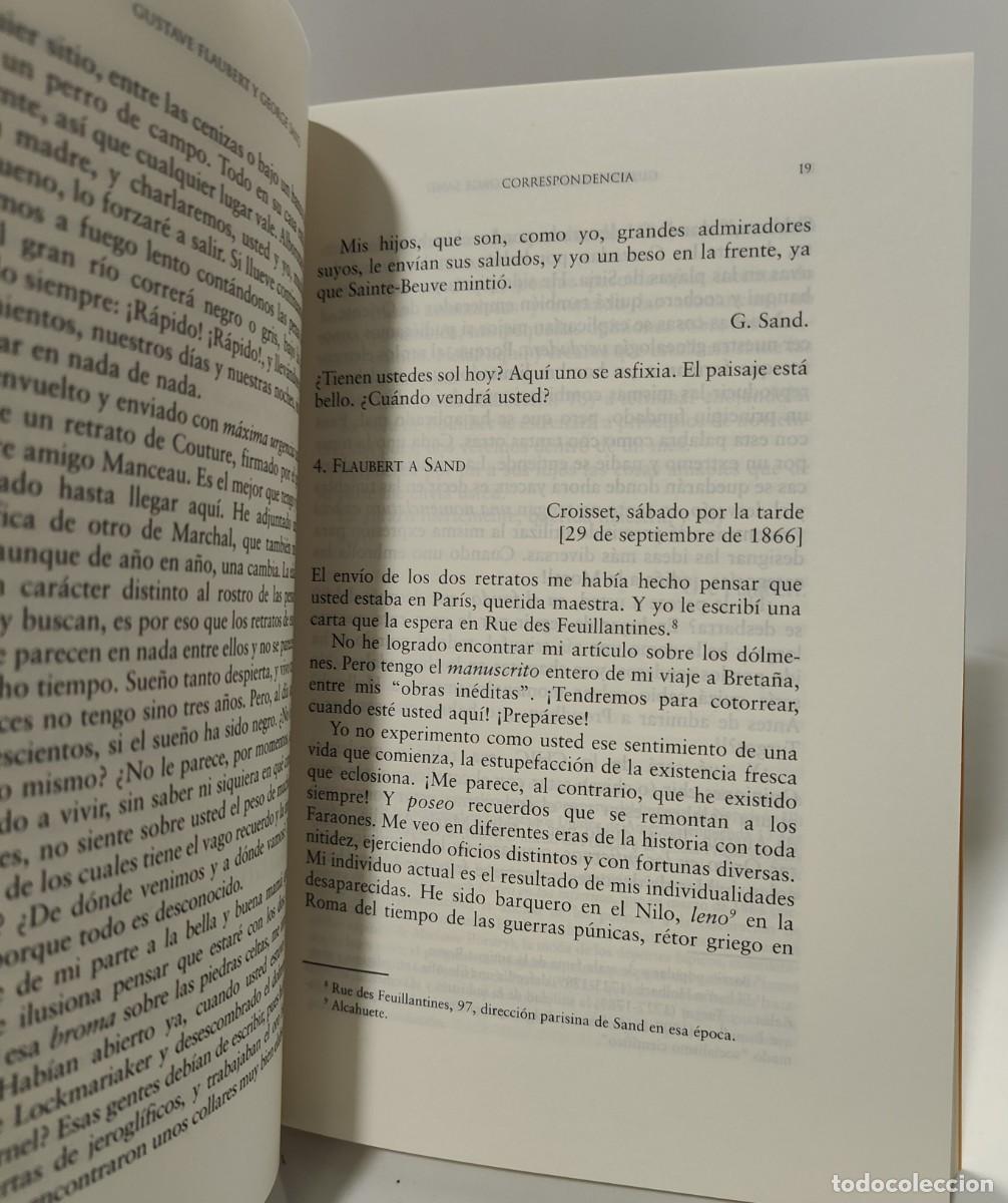 Libros de segunda mano: CORRESPONDENCIA - GUSTAVE FLAUBERT Y GEORGE SAND - Foto 6