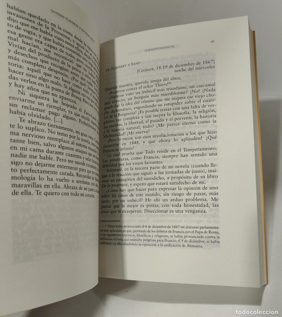 Libros de segunda mano: CORRESPONDENCIA - GUSTAVE FLAUBERT Y GEORGE SAND - Foto 7