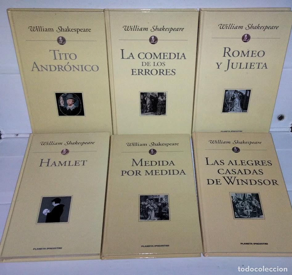 Libros de segunda mano: Colecci&oacute;n William Shakespeare - 23 libros Planeta DeAgostini 2000 - Foto 3