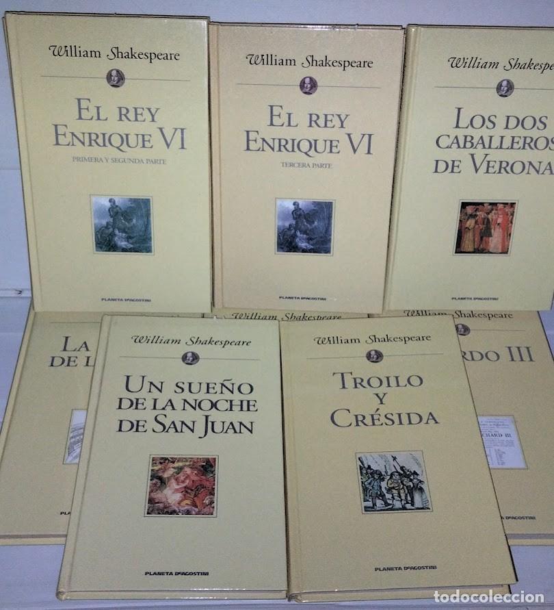 Libros de segunda mano: Colecci&oacute;n William Shakespeare - 23 libros Planeta DeAgostini 2000 - Foto 6
