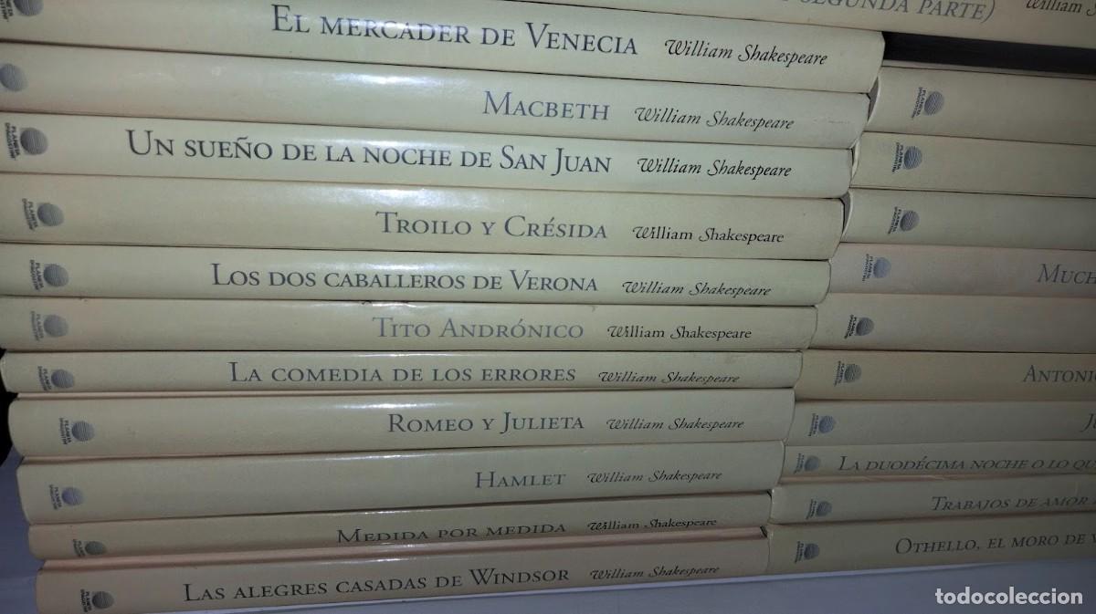Libros de segunda mano: Colecci&oacute;n William Shakespeare - 23 libros Planeta DeAgostini 2000 - Foto 7
