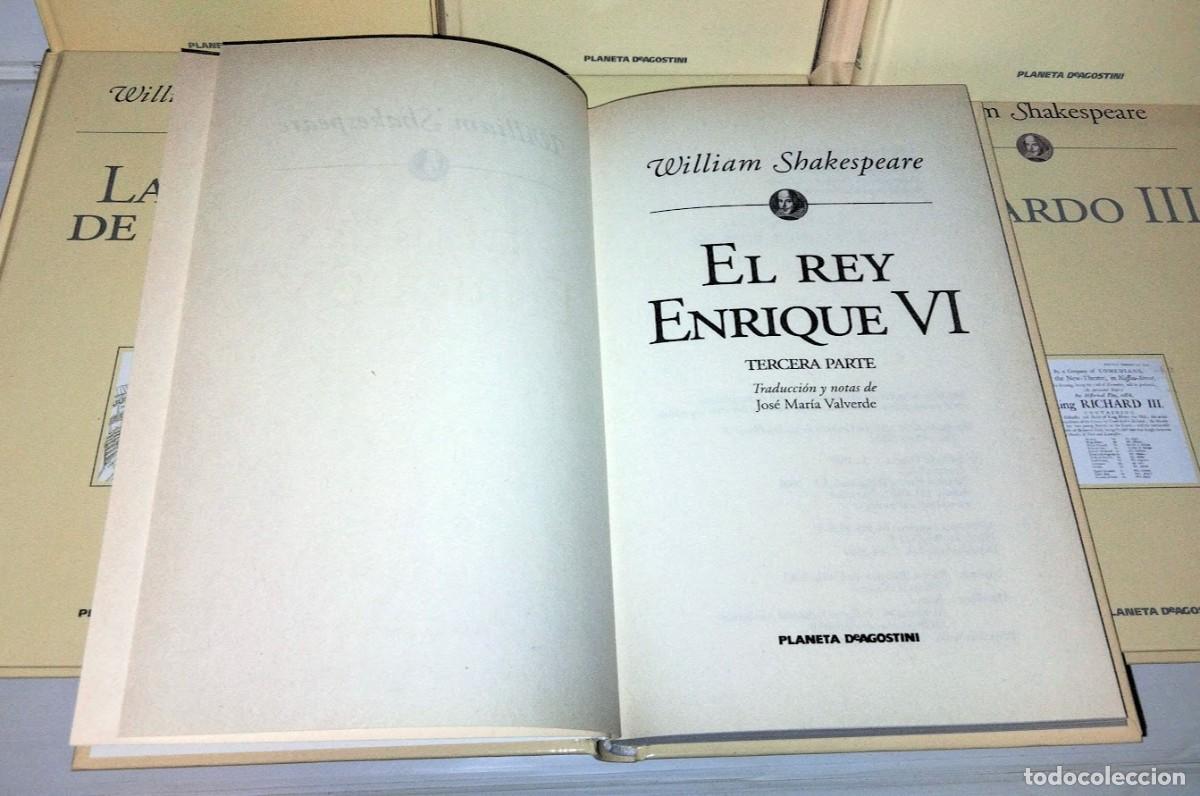 Libros de segunda mano: Colecci&oacute;n William Shakespeare - 23 libros Planeta DeAgostini 2000 - Foto 18