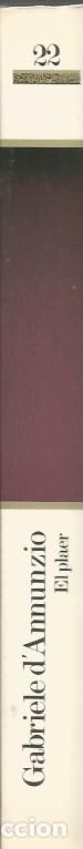 Libros de segunda mano: EL PLAER - GABRIELE DANNUNZIO MOLU 22 - Foto 2