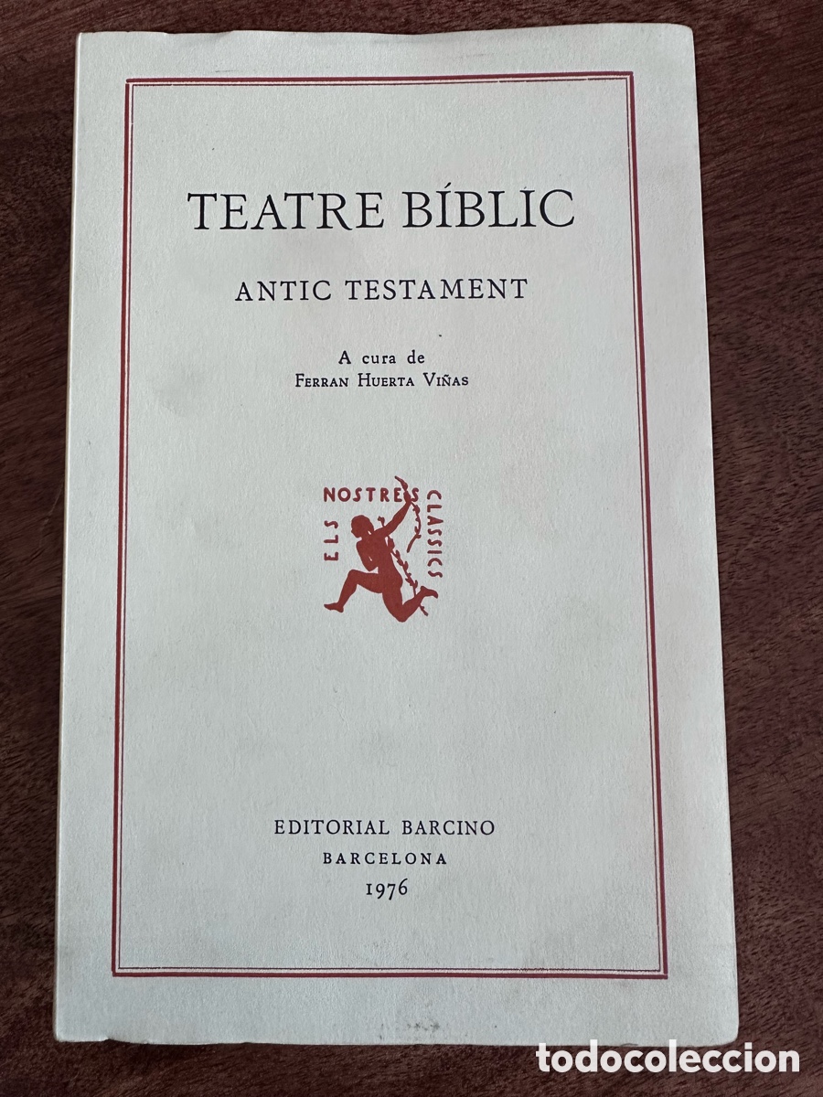Libros de segunda mano: Teatre B&iacute;blic Antic Testament - Foto 1