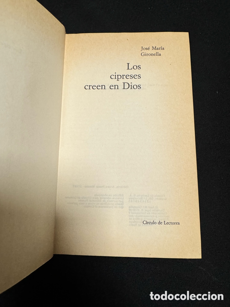 Libros de segunda mano: Los cipreses creen en Dios . Jos&eacute; Mar&iacute;a Gironella - Foto 4