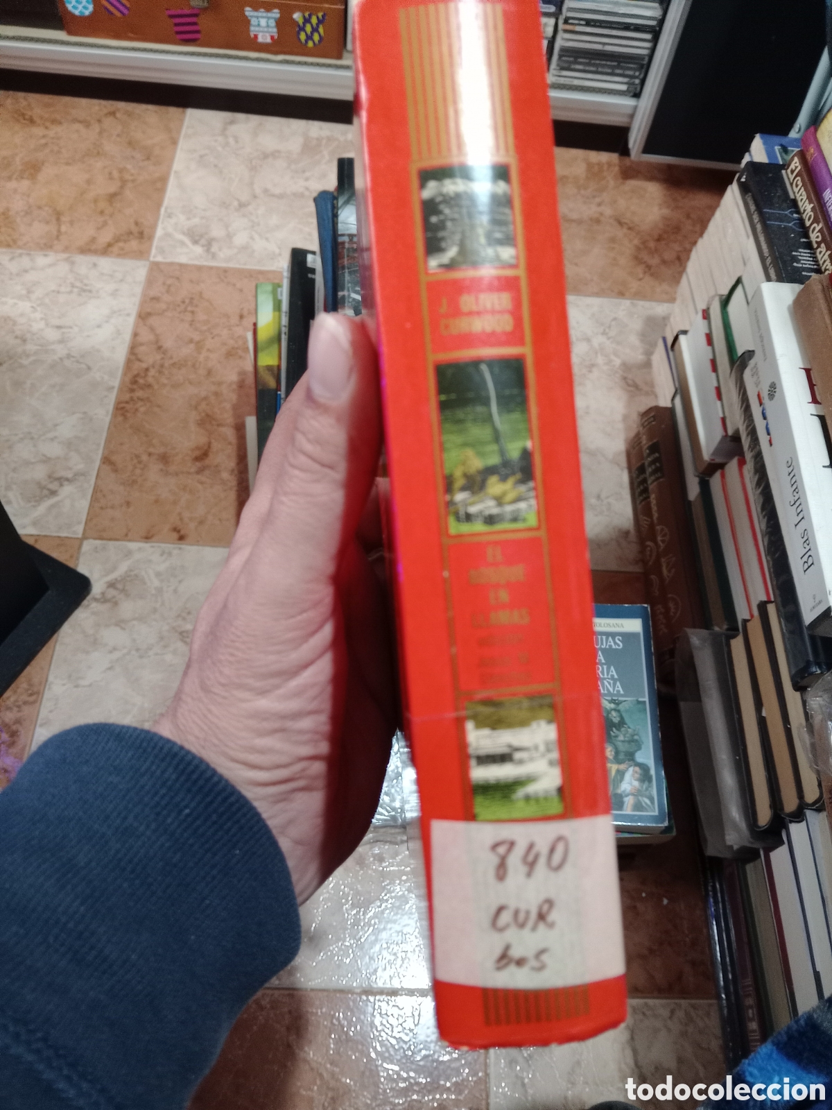 Libros de segunda mano: El bosque en llamas j Oliver curwood - Foto 2