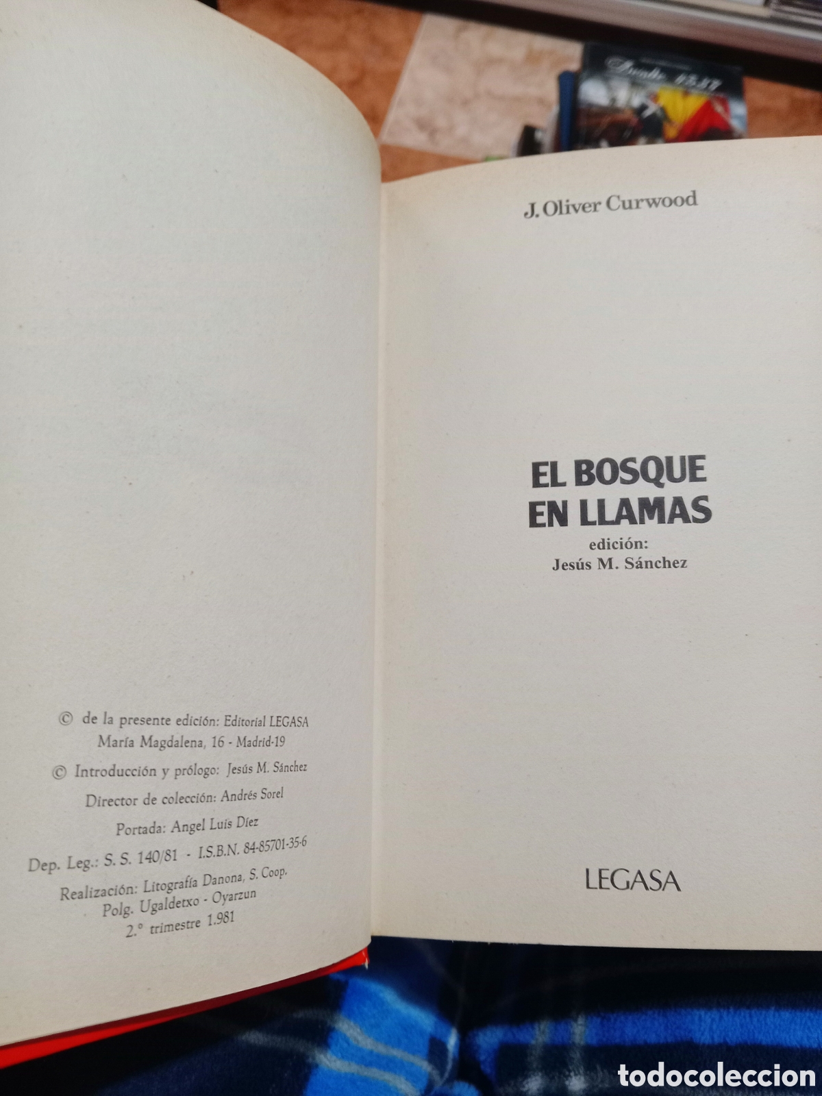 Libros de segunda mano: El bosque en llamas j Oliver curwood - Foto 4