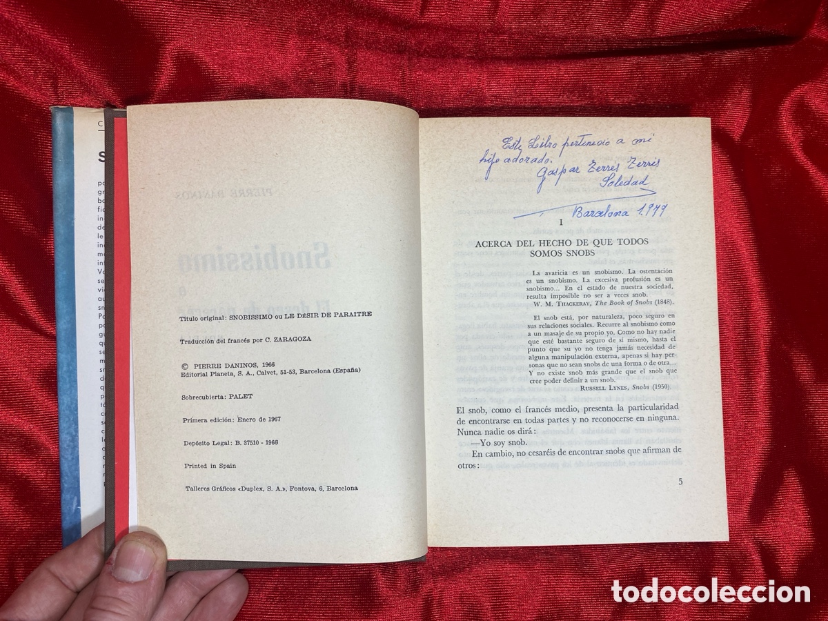 Libros de segunda mano: Snobissimo. Pierre Daninos. - Foto 7