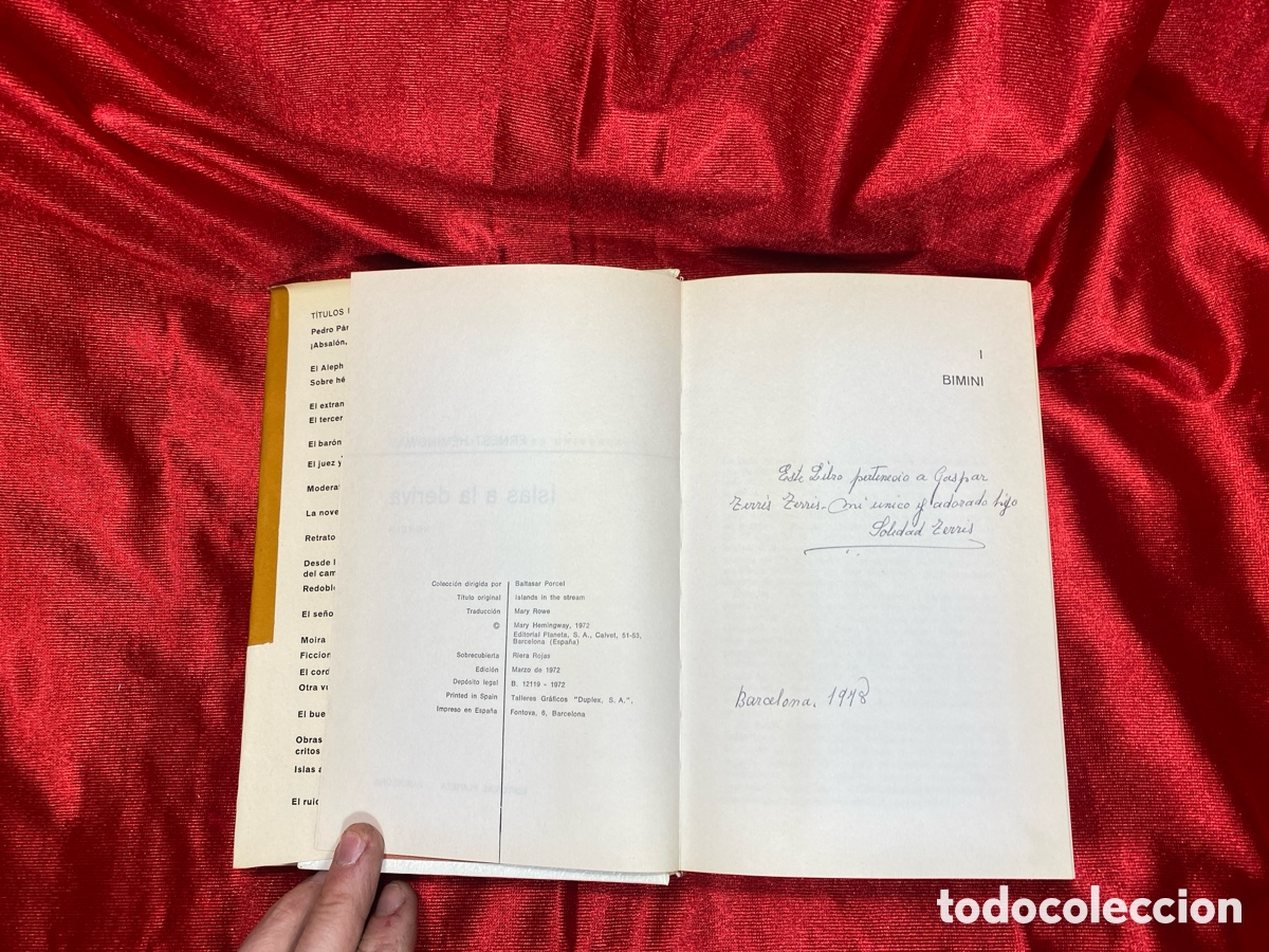 Libros de segunda mano: Islas a la deriva. Hemingway. - Foto 7
