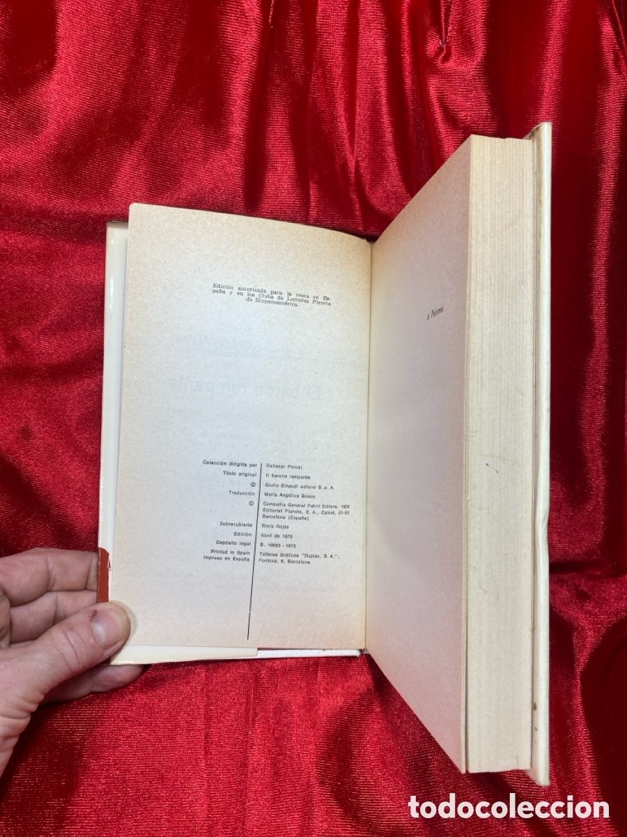 Libros de segunda mano: El bar&oacute;n eampante. Italo Calvino. - Foto 6