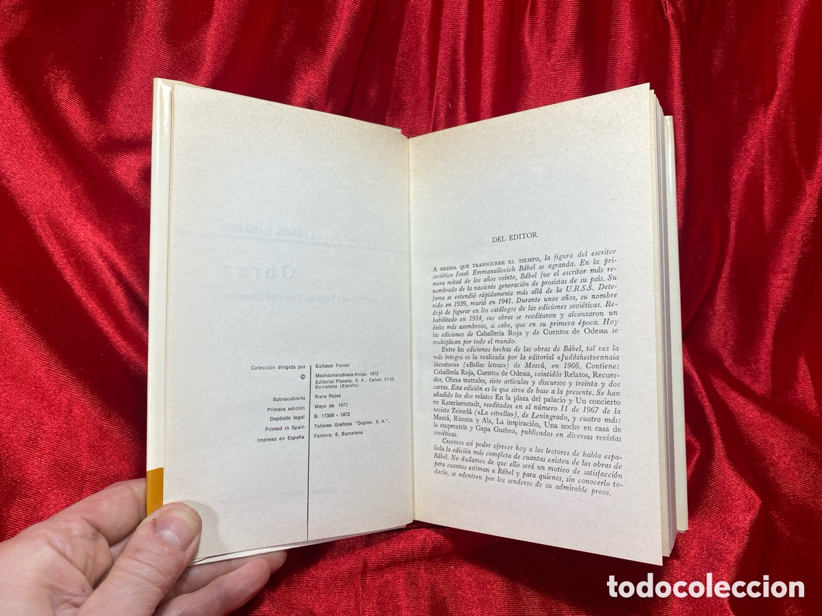 Libros de segunda mano: Obras. Narrativa, teatro, escritos diversos. Isaak E. B&aacute;bel. - Foto 5