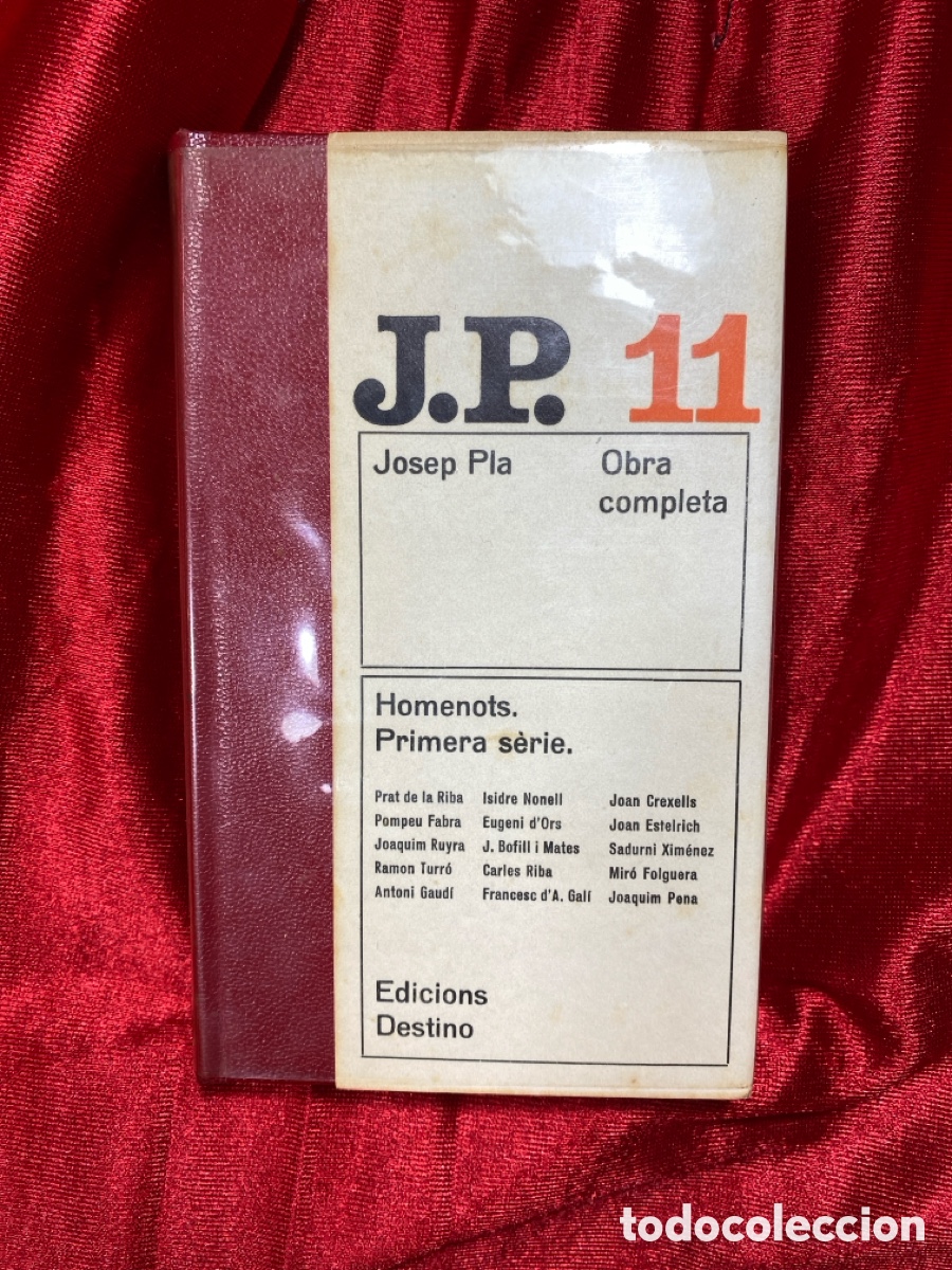 Libros de segunda mano: Homenots. Primera parte. Josep Pla. Obra Completa. - Foto 1