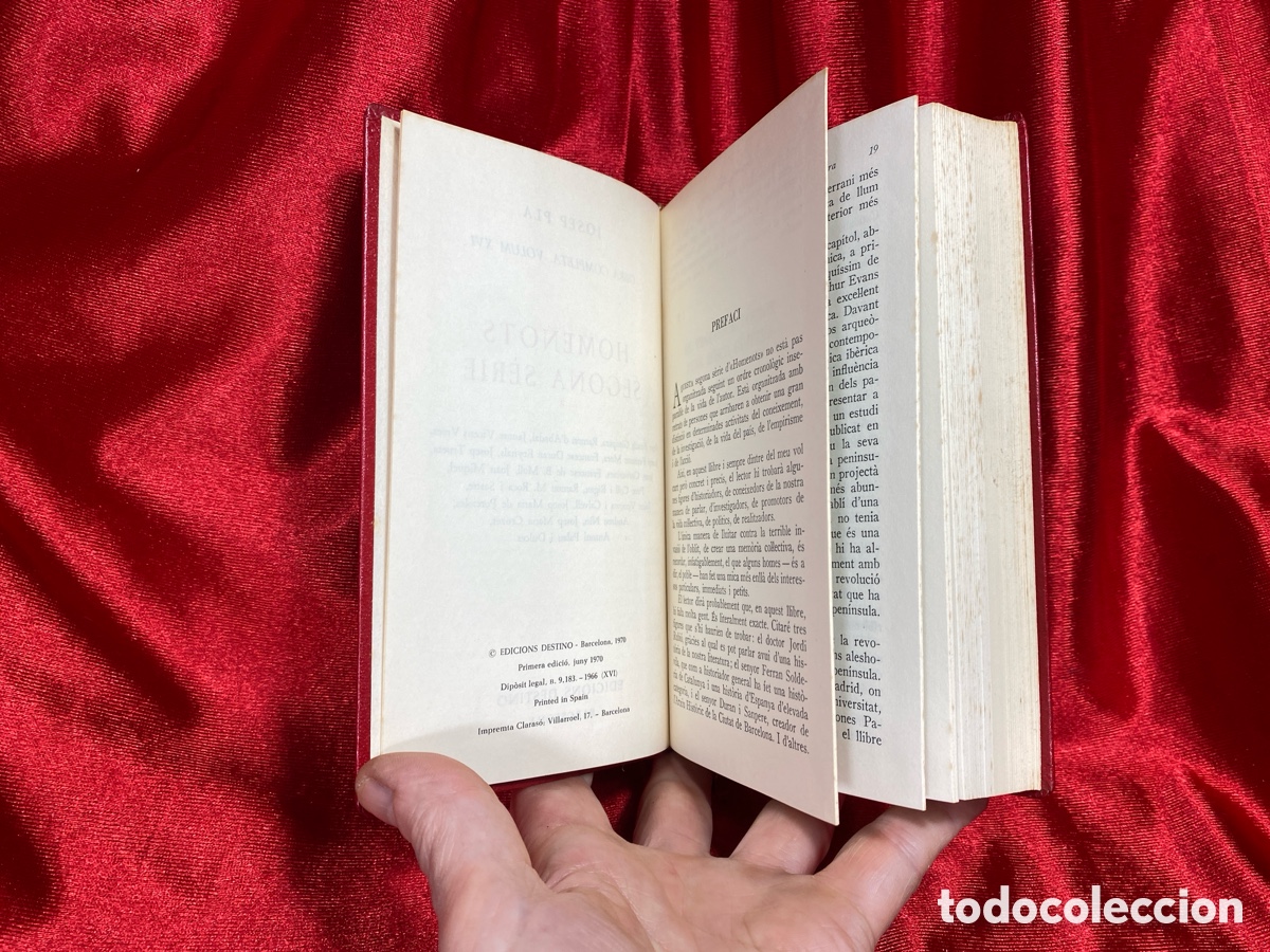 Libros de segunda mano: Homenots. Segona s&egrave;rie. Josep Pla. Obra Completa. - Foto 7