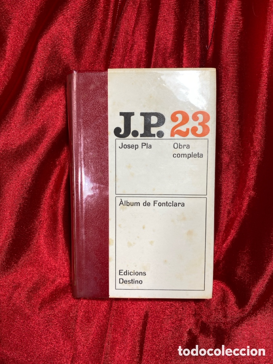 Libros de segunda mano: &Agrave;lbum de Fontclara. Josep Pla. Obra Completa. - Foto 1