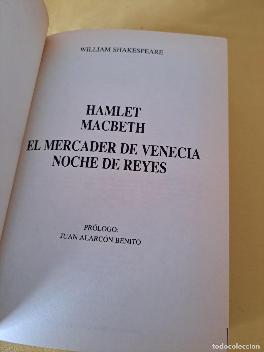 Libros de segunda mano: WILLIAM SHAKESPEARE - HAMLET, MACBETH Y OTRA OBRAS - EDIMAT LIBROS 1998 - Foto 3