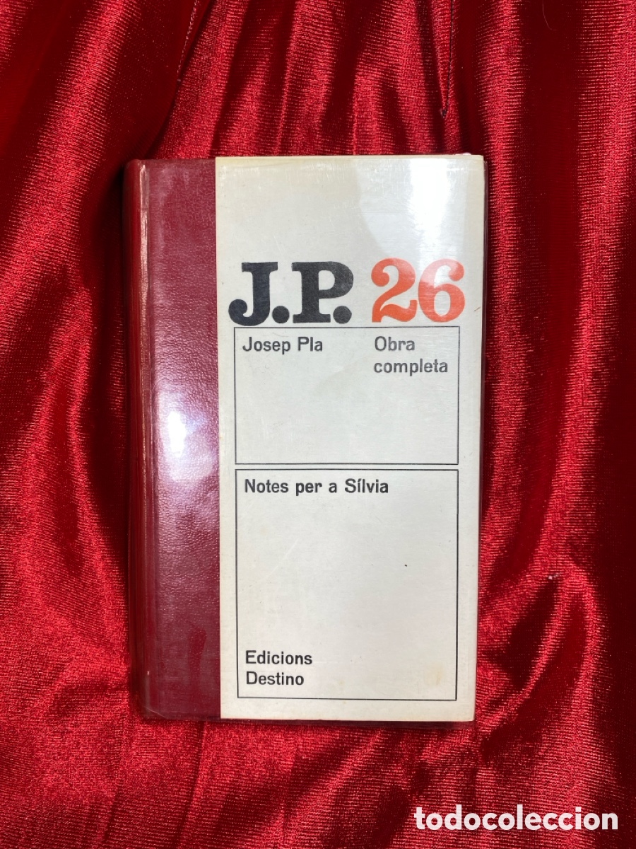 Libros de segunda mano: Notes per a Silvia. Josep Pla. Obras Completas. - Foto 1