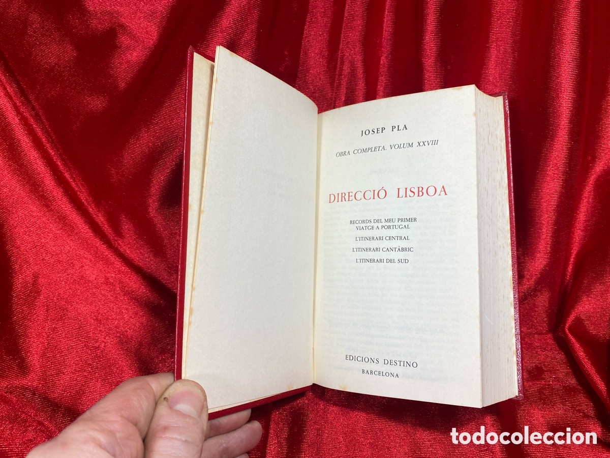 Libros de segunda mano: Direcci&oacute; Lisboa. Josep Pla. Obra Completa. - Foto 6