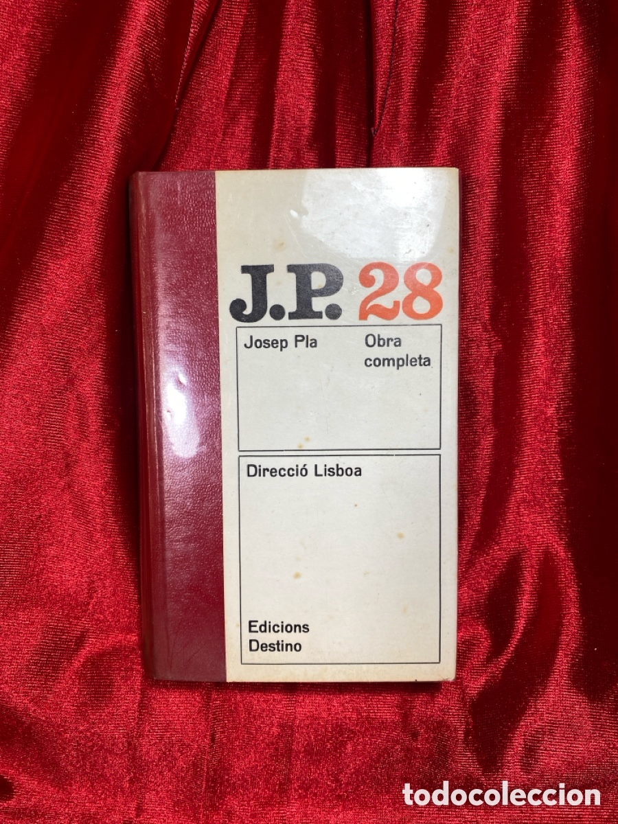 Libros de segunda mano: Direcci&oacute; Lisboa. Josep Pla. Obra Completa. - Foto 1