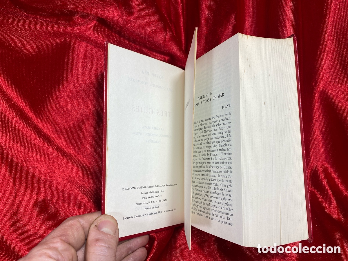 Libros de segunda mano: Tres guies. Josep Pla. Obra completa. - Foto 7