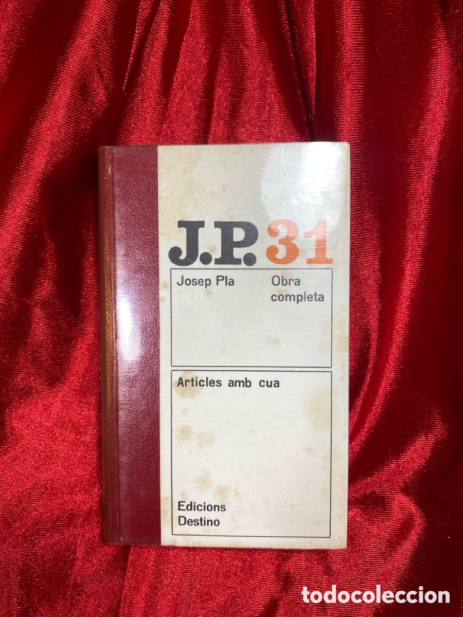 Libros de segunda mano: Articles amb cua. Josep Pla. Obra Completa. - Foto 1