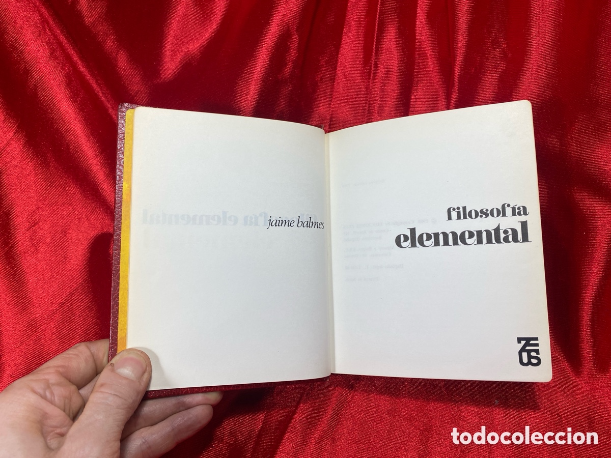 Libros de segunda mano: Filosofia elemental.Jaime Balmes. - Foto 5
