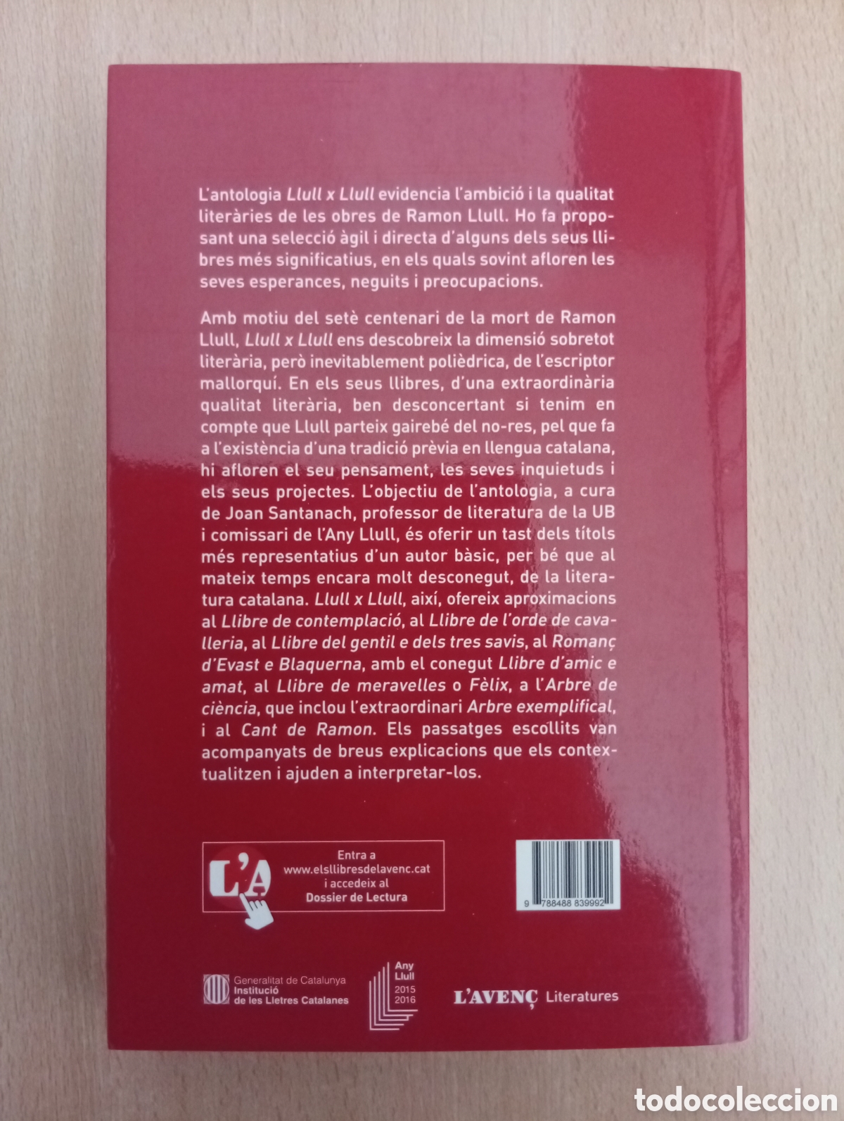 Libros de segunda mano: Llull x Llull. Edici&oacute; a cura de Joan Santanach - Foto 2