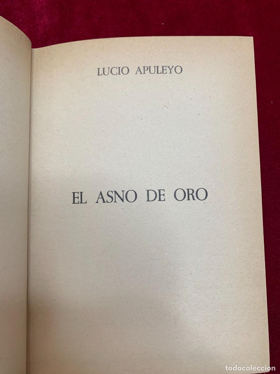 Libros de segunda mano: LIBROS; &laquo;EL ASNO DE ORO&raquo; LUCIO APULEYO - Foto 4