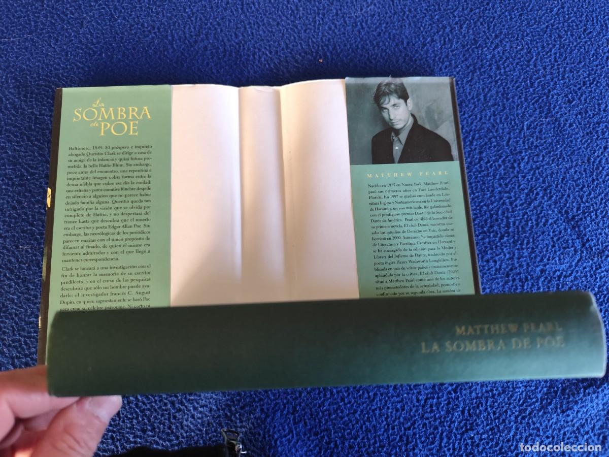 Libros de segunda mano: La Sombra de Poe Mattew Pearl C&iacute;rculo de Lectores 2006 - Foto 5