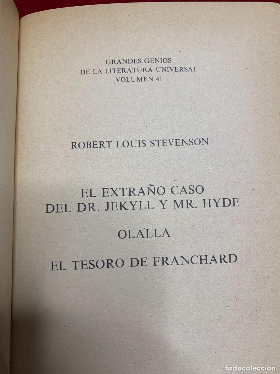 Libros de segunda mano: LIBROS; &laquo;EL EXTRA&Ntilde;O CASO DEL DOCTOR JEKYLL Y MR HYDE&raquo; R.L. STEVENSON. - Foto 6