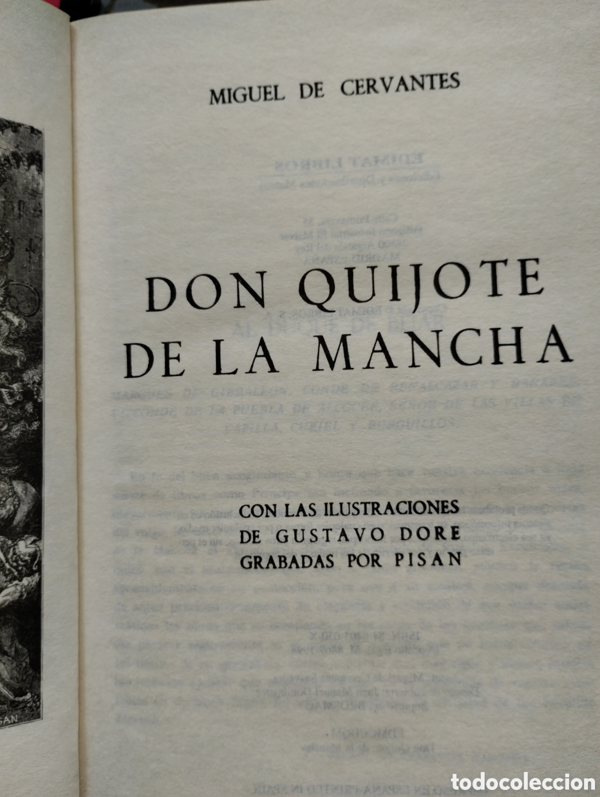 Libros de segunda mano: DON QUIJOTE DE LA MANCHA, ILUSTRACIONES DE GUSTAVO DOR&Eacute; - Foto 7
