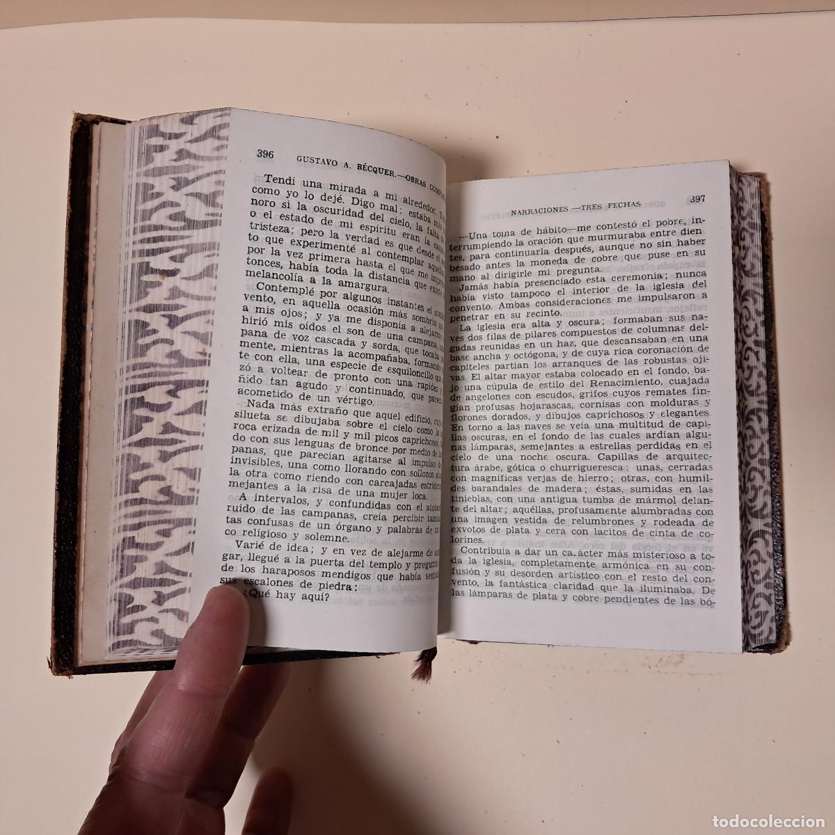 Libros de segunda mano: OBRAS COMPLETAS. Gustavo Adolfo Becquer. Aguilar 1954 - Foto 2