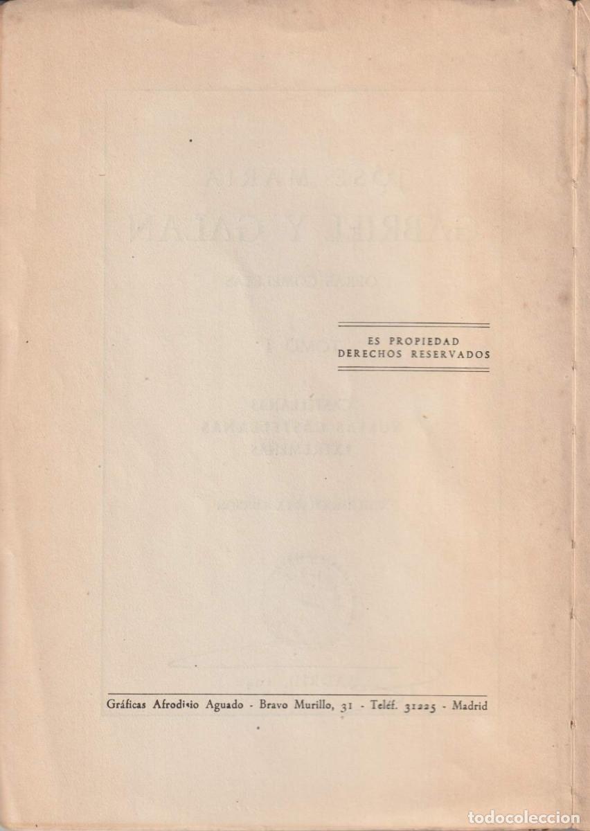 Libros de segunda mano: Obras completas de Gabriel y Gal&aacute;n (en dos volums) - Foto 3