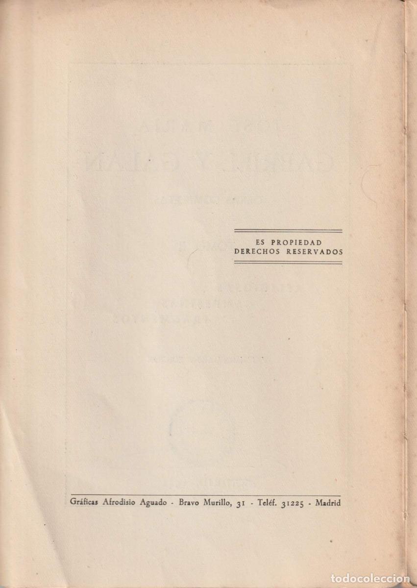 Libros de segunda mano: Obras completas de Gabriel y Gal&aacute;n (en dos volums) - Foto 12