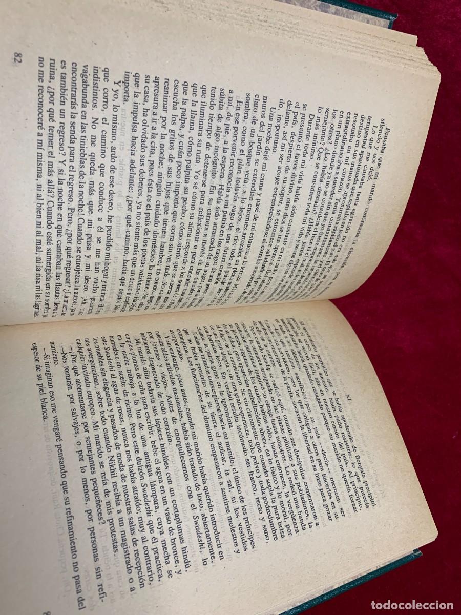 Libros de segunda mano: LIBROS; &laquo;LA CASA Y EL MUNDO&raquo; RABINDRANATH. - Foto 6