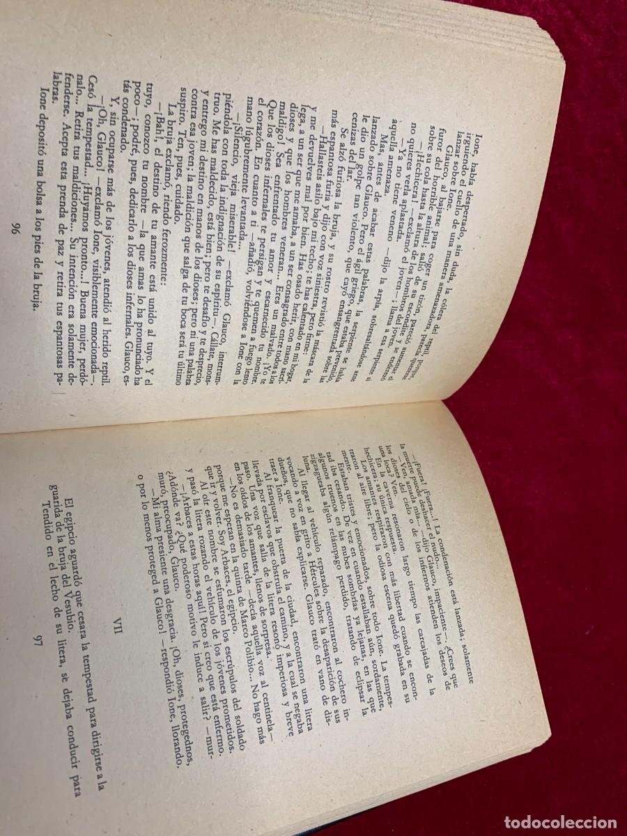 Libros de segunda mano: LIBROS; &laquo;LOS &Uacute;LTIMOS D&Iacute;AS DE POMPEYA&raquo; BULWER LYTTON. - Foto 6