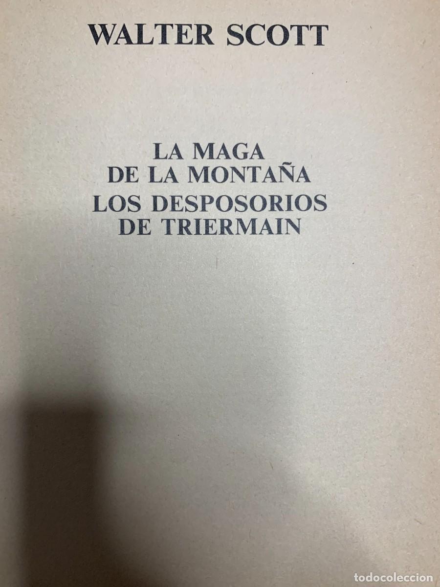Libros de segunda mano: LIBROS; &laquo;LA MAGA DE LA MONTA&Ntilde;A - LOS DESPOSORIOS DE TRIERMAIN&raquo; WALTER SCOTT. - Foto 5