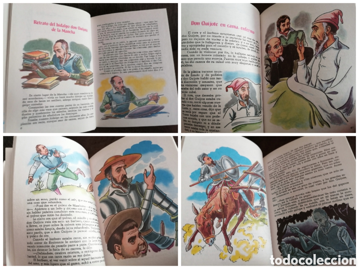 Libros de segunda mano: Don Quijote de la Mancha libros - Foto 6