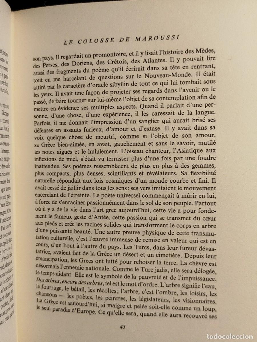 Libros de segunda mano: Le colosse de Maroussi. Henry Miller. - Foto 6