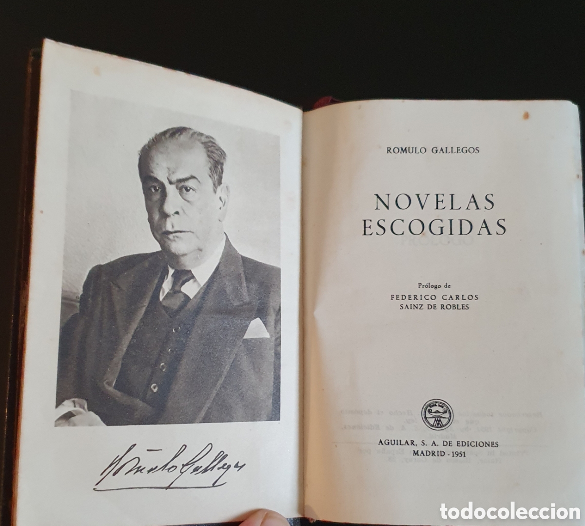 Libros de segunda mano: Romulo Gallegos Novelas escogidas Aguilar - Foto 4