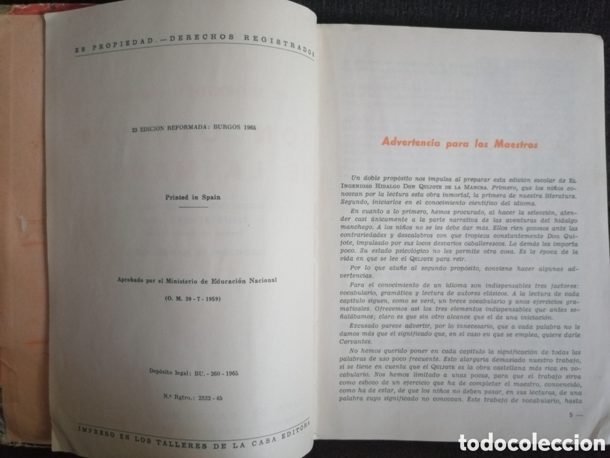 Libros de segunda mano: Don Quijote de la Mancha 1965 - Foto 4