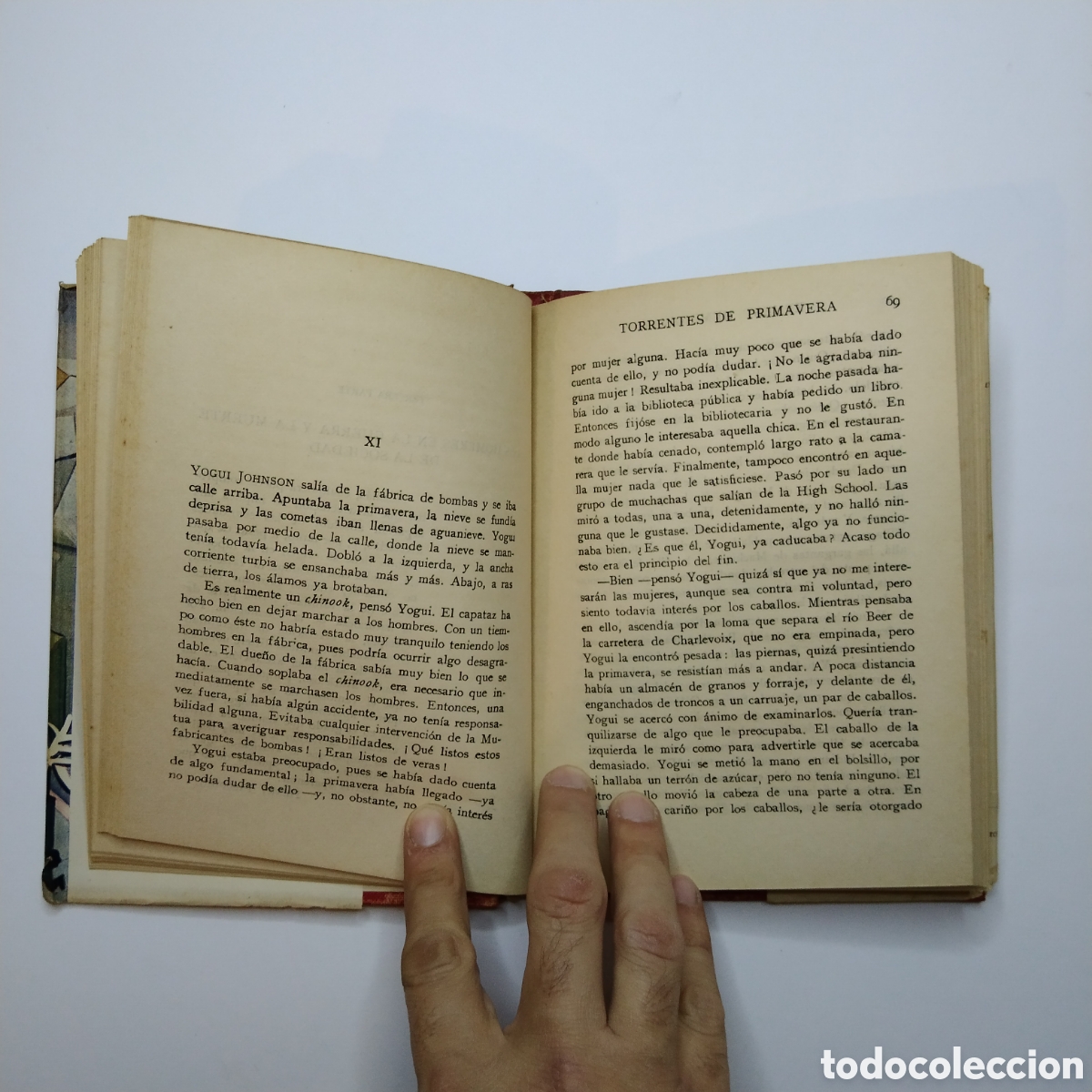 Libros de segunda mano: ERNEST HEMINGWAY. Torrentes de primavera. Ediciones Albon. 1946 - Foto 8