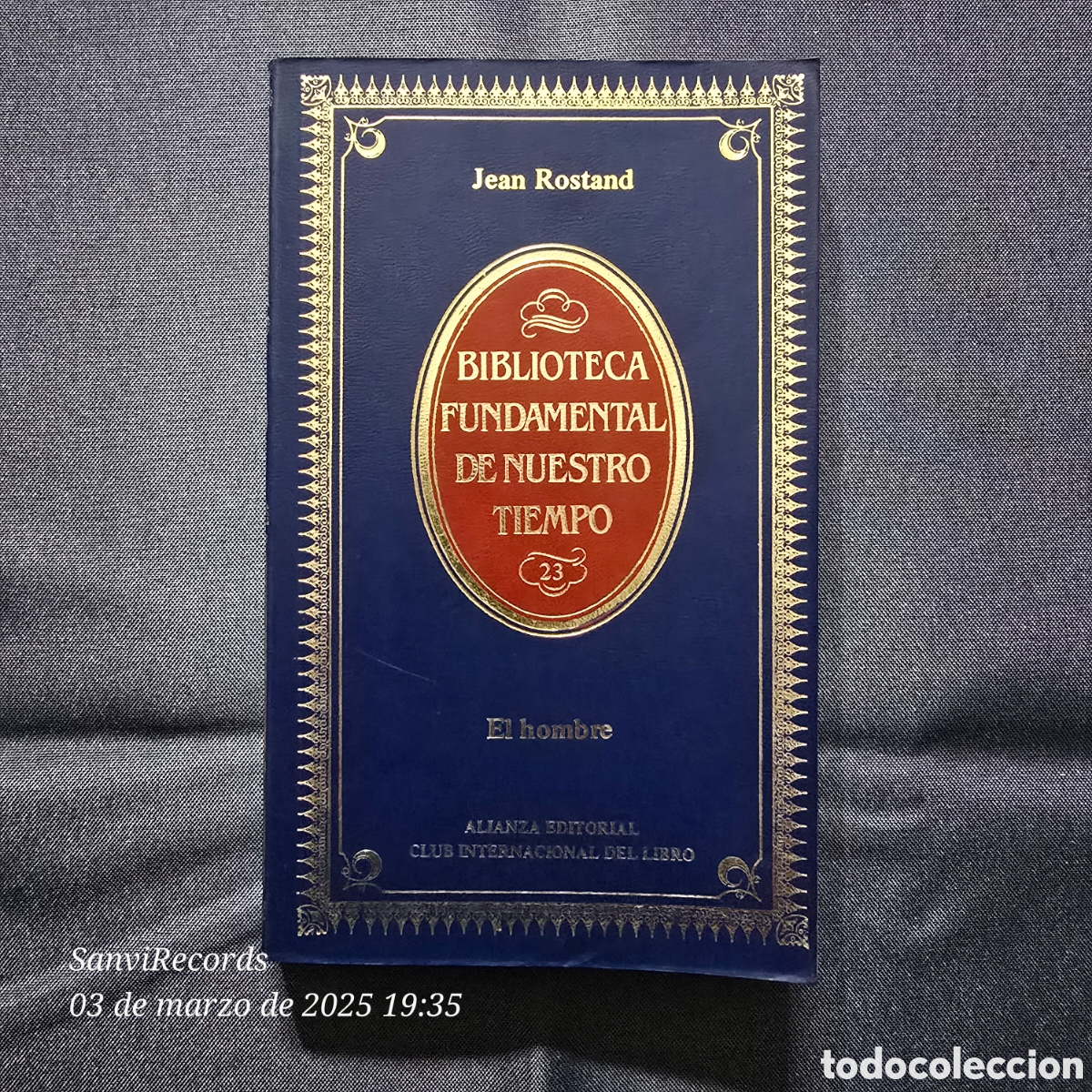 Libros de segunda mano: EL HOMBRE (JEAN ROSTAND) (ALIANZA EDITORIAL) - Foto 1